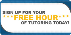 Sign up today for  your free hour of tutoring!